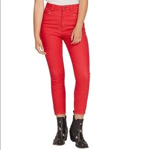 Volcom high rise red legging